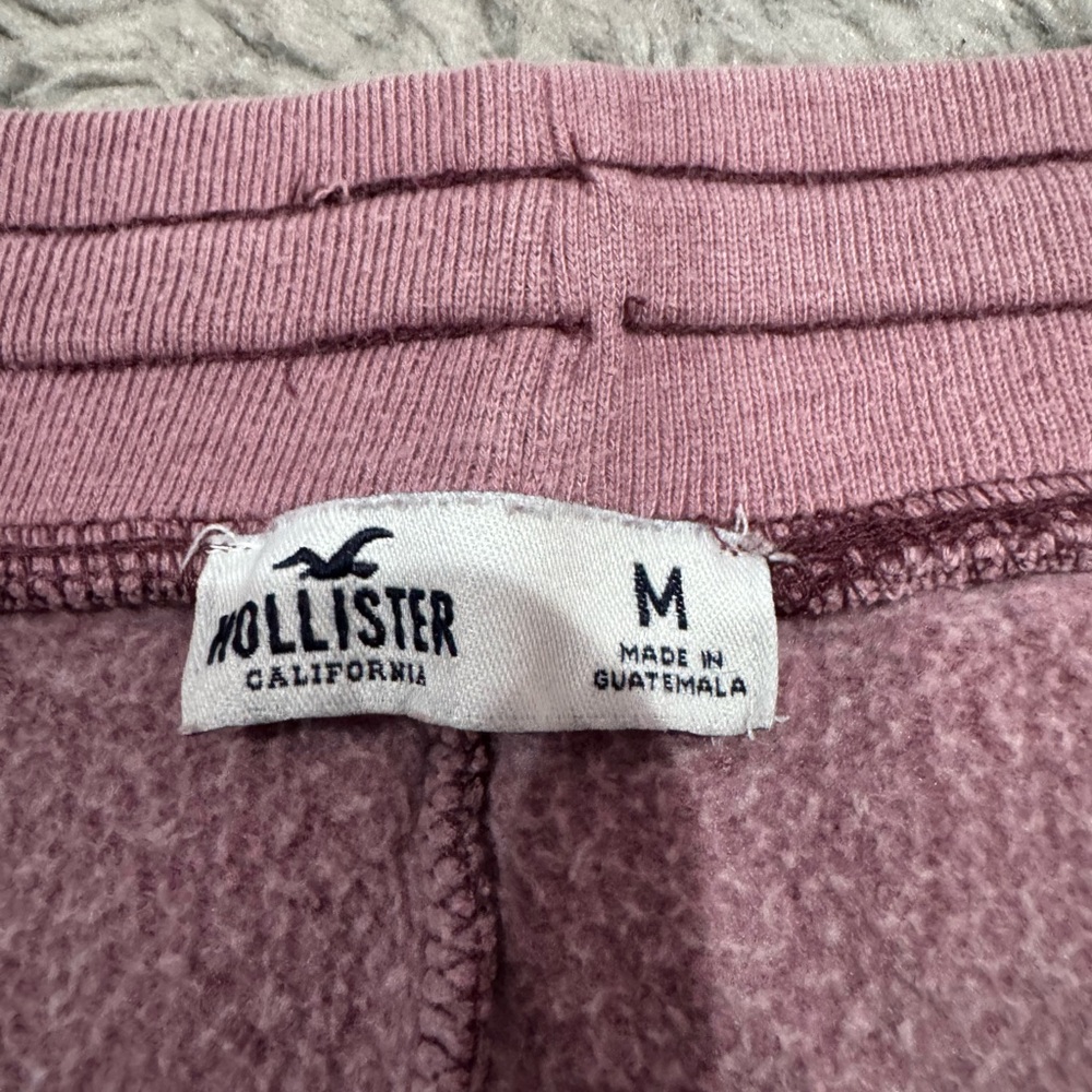 Hollister Pink Sweatpants with Ribbed Waistband and Cuffs - Picture 4 of 4